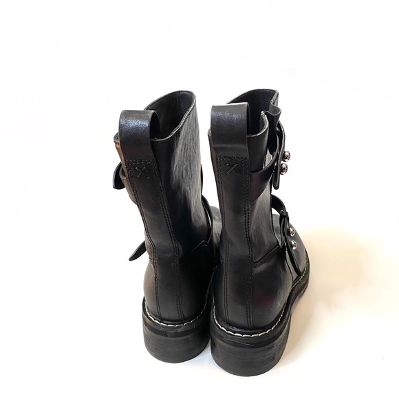 rag & bone Leather Moto Biker Boots Buckle Detail Black
NWT - Picture 9 of 16
